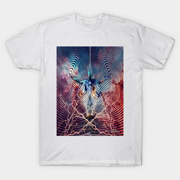 Electromagnetic Spectrum T-Shirt by silviovieiraart